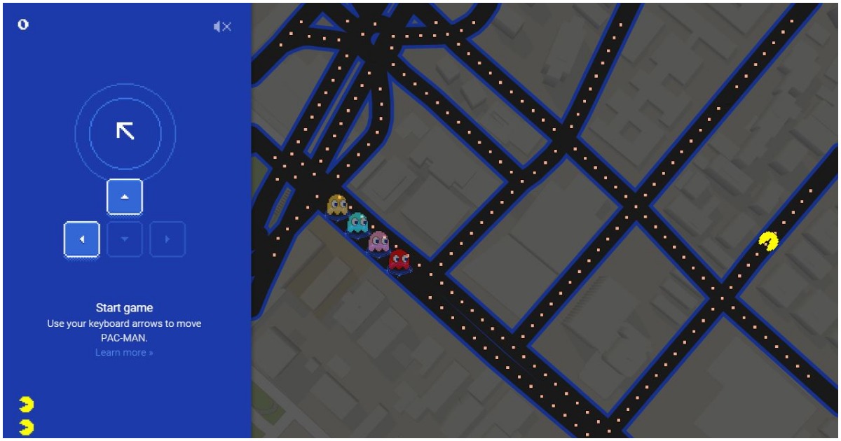 google maps morphs into ms pac man for april fools day, pacman in google maps, pacman game in google maps, play pacman in google maps, pacman in google maps location, google maps pacman, ms. pacman, google maps, google ms pac man, pac man maps, april fools, april fools pranks, doodle 4 google, april fools day, hanna choi, pac man