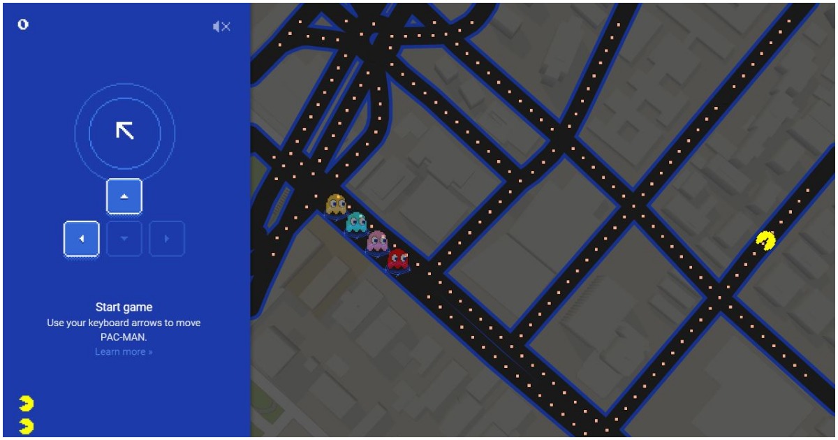 Play Pac-Man in Google Maps  Secret April Fools Day Trick 