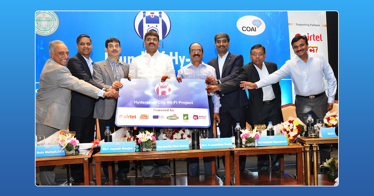 Telangana Government Launches Hy-Fi,India Largest Free Wi-Fi,Hyderabad City Wifi,IT Secretary Jayesh Ranjan,Digital Telangana,Director General Rajan Mathews,#startupstories,startup stories 2017,startup stories india,Hyderabad Free Wi-Fi Project,Telangana Latest News,Telangana News Updates