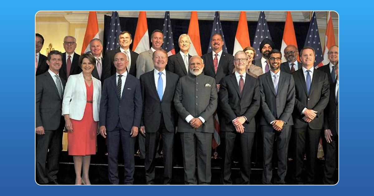American CEO Round Table Conference With PM Narendra Modi,startup stories,startup stories india,Inspiration Stories,Prime Minister Narendra Modi,Digital India,President Donald Trump,Narendra Modi US visit,PM Modi meets US CEOs