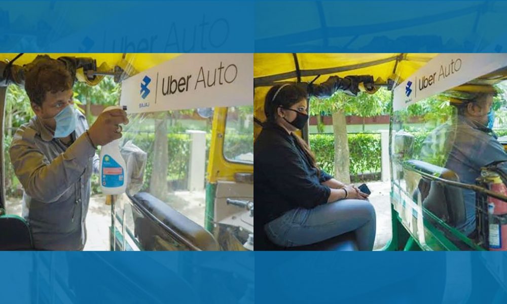 Uber And Bajaj Partner To Install Safety Partitions In One Lakh Auto Rickshaws