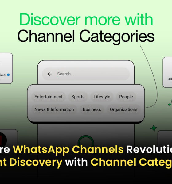 WhatsApp Channels Revolutionized: Channel Categories Simplify Content Discovery!,Startup Stories,Startup Stories India,Inspirational Stories 2024,Latest Technology News and Updates,2024 Technology News,Tech News,WhatsApp unveils new Channel Categories,WhatsApp Channels Revolutionized,WhatsApp Channels getting new updates,WhatsApp Introduces Channel Categories,WhatsApp Updates,Whatsapp Overview of Channel Categories,Whatsapp Celebrity Engagement,Whatsapp Channel Celebrity Engagement,Whatsapp Future Developments