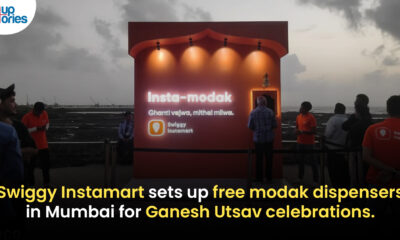 Swiggy Instamart Celebrates Ganesh Chaturthi with Free Modak Dispenser in Mumbai,Startup Stories,Startup Stories India,Inspirational Stories 2024,Latest Technology News and Updates,2024 Technology News,Tech News,Swiggy Instamart Ganesh Chaturthi Section,Swiggy Instamart Celebrates Ganesh Chaturthi,Swiggy Instamart Celebrates Ganesh Chaturthi with free modak dispenser,Ganesh Utsav celebrations,Swiggy Instamart unveils modak dispenser for Ganesh Chaturthi,Swiggy Instamart installs free modak dispenser,Swiggy Instamart Offers Free Modaks in Mumbai,Free Modaks In Mumbai,Insta Modak,Instamart Celebrations,Swiggy Instamart Celebrations,Swiggy Instamart Ganesh Chaturthi Celebrations