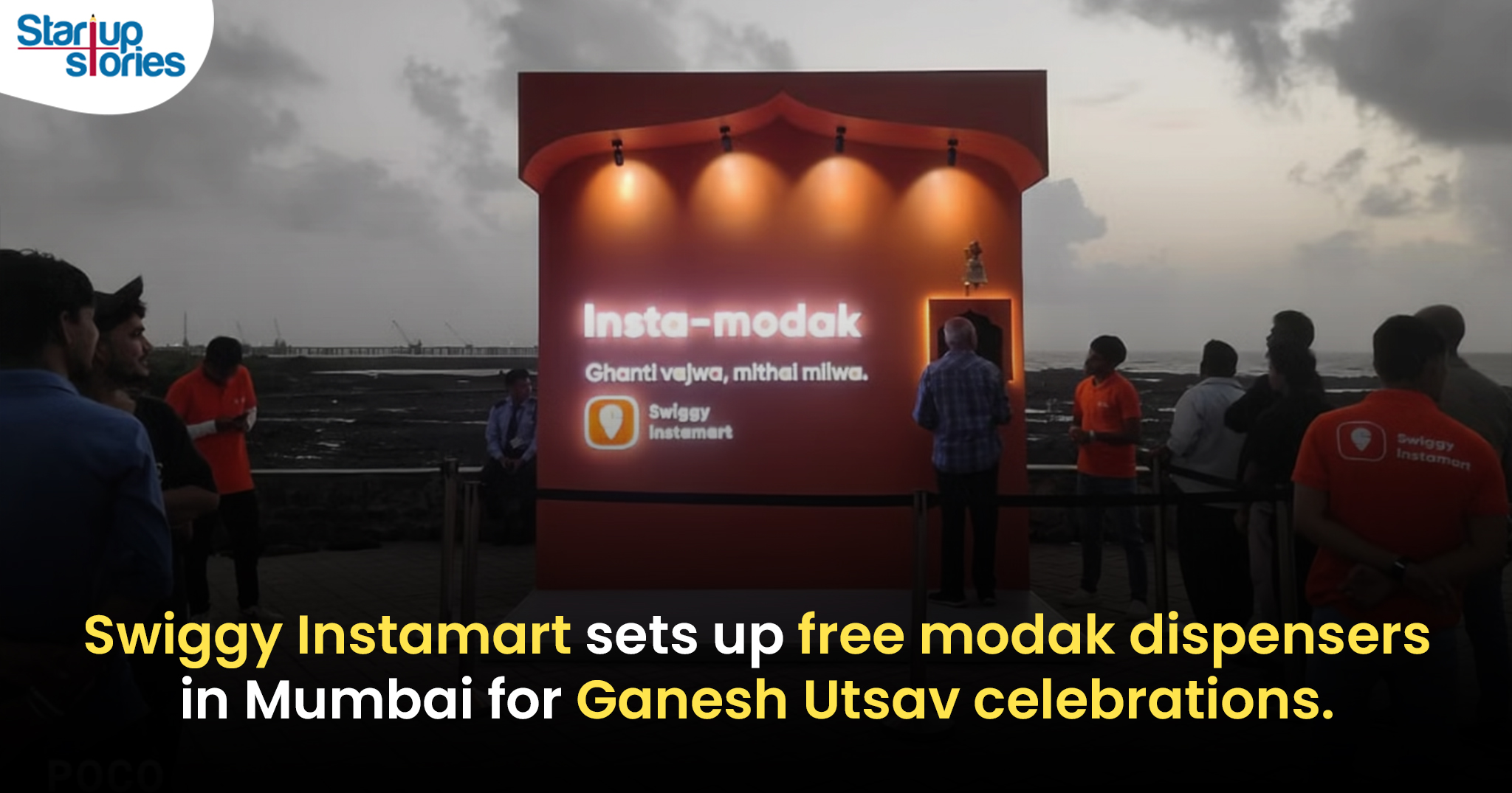 Swiggy Instamart Celebrates Ganesh Chaturthi with Free Modak Dispenser in Mumbai,Startup Stories,Startup Stories India,Inspirational Stories 2024,Latest Technology News and Updates,2024 Technology News,Tech News,Swiggy Instamart Ganesh Chaturthi Section,Swiggy Instamart Celebrates Ganesh Chaturthi,Swiggy Instamart Celebrates Ganesh Chaturthi with free modak dispenser,Ganesh Utsav celebrations,Swiggy Instamart unveils modak dispenser for Ganesh Chaturthi,Swiggy Instamart installs free modak dispenser,Swiggy Instamart Offers Free Modaks in Mumbai,Free Modaks In Mumbai,Insta Modak,Instamart Celebrations,Swiggy Instamart Celebrations,Swiggy Instamart Ganesh Chaturthi Celebrations