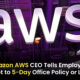 Employees Who Can't Work Five Days In-Office Should Consider Quitting, Says Amazon AWS CEO!,Startup Stories,Startup Stories India,Latest Technology News and Updates,2024 Technology News,Tech News,Amazon AWS CEO statement,remote work policy,in-office work requirements,employees quitting advice,workplace culture,hybrid work model,Amazon work expectations,corporate leadership views,employee retention strategies,productivity and office presence,work-life balance,Amazon employment trends,post-pandemic workplace,office attendance debate,employee engagement,Amazon AWS CEO,Amazon AWS CEO warns staff,Amazon to employees,Matt Garman,CEO Matt Garman,AWS CEO,AWS CEO Matt Garman,CEO Of AWS Matt Garman,AWS,Amazon