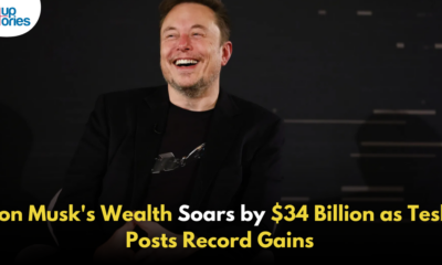 Elon Musk’s Wealth Skyrockets by $34 Billion as Tesla Bounces Back!,Startup Stories,Startup Stories India,Inspirational Stories 2024,Latest Technology News and Updates,2024 Technology News,Tech News,startup news,Elon Musk net worth increase,Tesla stock rebound,Musk wealth surge,Tesla financial performance,Elon Musk billionaires list,Tesla market recovery,Musk wealth $34 billion,Tesla shares performance,Investment in Tesla,Billionaire news Elon Musk,Musk financial news,Tesla profitability,Stock market trends Tesla,Elon Musk business success,Tesla investor confidence,Elon Musk Wealth,Elon Musk Net Worth,Elon Musk Market Position,Elon Musk Future Plans for Tesla,Elon Musk,Elon Musk Tesla,