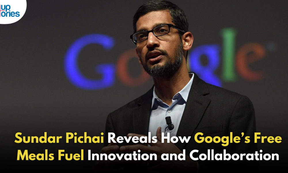 Sundar Pichai Explains Why Google Offers Free Food to Employees!,Startup Stories,Startup Stories India,Latest Technology News and Updates,2024 Technology News,Tech News,startup news,Sundar Pichai Google free food,Google employee benefits,Free meals at Google,Corporate culture at Google,Employee perks tech companies,Google workplace environment,Why Google provides free food,Employee satisfaction at Google,Google HR policies,Tech industry employee benefits,Work-life balance at Google,Free food impact on productivity,Google office amenities,Sundar Pichai statements,Innovation in employee engagement,Google free meal policy for employees,Google free meal passes,Google free meal passes For Employees,Google Specific Benefits,Google Benefits,CEO Sundar Pichai,Google CEO Sundar Pichai,Sundar Pichai,Google CEO,Google