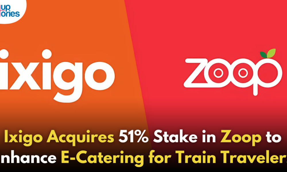 Ixigo Acquires 51% Stake in Train Food Delivery App Zoop to Enhance Train Travel Experience!,Startup Stories,Startup Stories India,Inspirational Stories 2024,Latest Technology News and Updates,2024 Technology News,Tech News,startup news,Ixigo acquisition,Zoop food delivery app,Train travel experience,Ixigo Zoop partnership,Train food delivery services,Travel app innovations,Food delivery in trains,Enhancing train journeys,Railway food services,Indian travel apps,Train passenger experience,Online food ordering for trains,Train travel convenience,Ixigo investment,Zoop app features,Ixigo,Train Food Delivery App