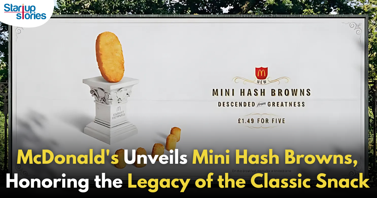 McDonald’s Celebrates Hash Brown Heritage with New Mini Version!,Startup Stories,Startup Stories India,Inspirational Stories 2024,Latest Technology News and Updates,2024 Technology News,Tech News,startup news,McDonald's mini hash browns,McDonald's hash brown heritage,new McDonald's menu items,mini hash browns,McDonald's breakfast items,hash brown recipe,fast food breakfast trends,McDonald's promotions,hash brown nostalgia,limited-time McDonald's menu,McDonald,McDonald New Mini Version,McDonald Unveils Mini Hash Brown Heritage,McDonald Latest Update