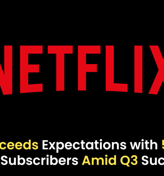 Netflix Surpasses Earnings Expectations with 5.1 Million New Subscribers!,Startup Stories,Startup Stories India,Latest Technology News and Updates,2024 Technology News,Tech News,Netflix earnings report,Netflix subscriber growth,Netflix 5.1 million new subscribers,Netflix financial results,Netflix Q3 earnings,streaming service growth,Netflix market performance,Netflix user acquisition,Netflix revenue increase,Netflix stock price reaction,Netflix content strategy,global streaming trends,Netflix competition analysis,subscriber retention strategies,Netflix user demographics,Netflix Q3 Surges,Netflix Surpasses Subscriber Expectations,Netflix Subscriber Growth and Programming Success,Netflix Financial Performance,Netflix Advertising Venture and Future Plans,Netflix Live Events Strategy,Netflix,Netflix Latest News,Netflix New Subcsribers