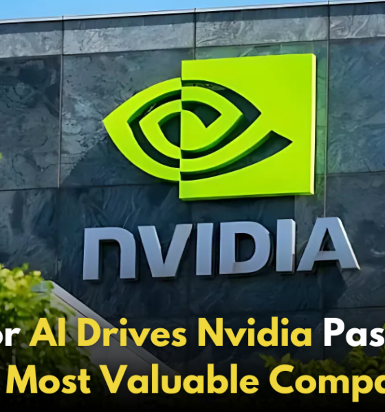 Nvidia Surpasses Apple as World’s Most Valuable Company Amid AI Demand Surge!,Startup Stories,Startup Stories India,Inspirational Stories 2024,Latest Technology News and Updates,2024 Technology News,Tech News,startup news,Nvidia Apple comparison,Most valuable compay,Nvidia market value,AI demand surge,Nvidia stock performance,Apple market capitalization,Technology market trends,AI industry growth,Nvidia dominance,Investment in AI,Tech company rankings,Business valuation,Future of AI,Nvidia financial performance,Apple vs. Nvidia,Nvidia,Apple