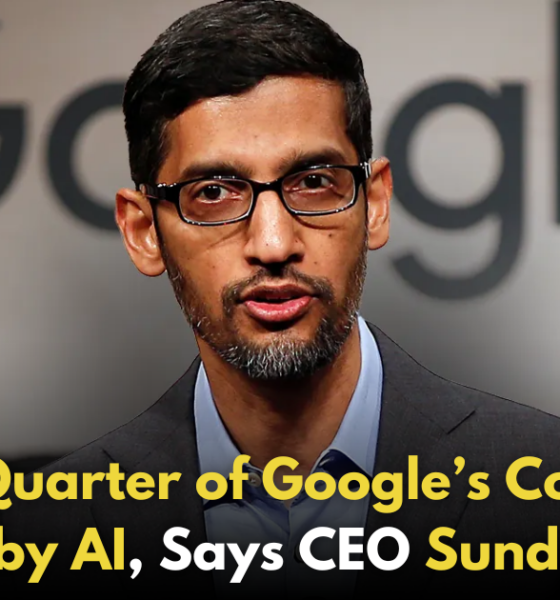 Google Leverages AI for Over 25% of New Code as Q3 Revenue Hits $88.3 Billion!,Startup Stories,Startup Stories India,Inspirational Stories 2024,Latest Technology News and Updates,2024 Technology News,Tech News,startup news,Google Q3 2024 revenue,AI in software development,Google AI coding tools,Google earnings report,AI-generated code,Google financial results,Software development trends,Impact of AI on programming,Tech company revenue growth,Google AI advancements,Google Financial Performance Overview,Alphabet Financial Performance Overview,Google,Alphabet,Alphabet Q3,Sundar Pichai,CEO Sundar Pichai,Google CEO,Google CEO Sundar Pichai