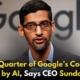 Google Leverages AI for Over 25% of New Code as Q3 Revenue Hits $88.3 Billion!,Startup Stories,Startup Stories India,Inspirational Stories 2024,Latest Technology News and Updates,2024 Technology News,Tech News,startup news,Google Q3 2024 revenue,AI in software development,Google AI coding tools,Google earnings report,AI-generated code,Google financial results,Software development trends,Impact of AI on programming,Tech company revenue growth,Google AI advancements,Google Financial Performance Overview,Alphabet Financial Performance Overview,Google,Alphabet,Alphabet Q3,Sundar Pichai,CEO Sundar Pichai,Google CEO,Google CEO Sundar Pichai