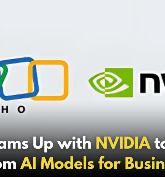 Zoho and NVIDIA Partner to Develop Custom Business-Specific LLMs!,Startup Stories,Startup Stories India,Inspirational Stories 2024,Latest Technology News and Updates,2024 Technology News,Tech News,startup news,Zoho NVIDIA partnership,Custom LLM development,Business-specific AI models,NVIDIA AI solutions,Zoho AI applications,Natural language processing,Machine learning for businesses,Enterprise AI solutions,AI-driven business automation,Cloud-based LLMs,Digital transformation with AI,Customized machine learning models,AI in enterprise software,Technology partnerships in AI,Business intelligence solutions,NVIDIA,NVIDIA Partner,Zoho,Zoho and NVIDIA Partner