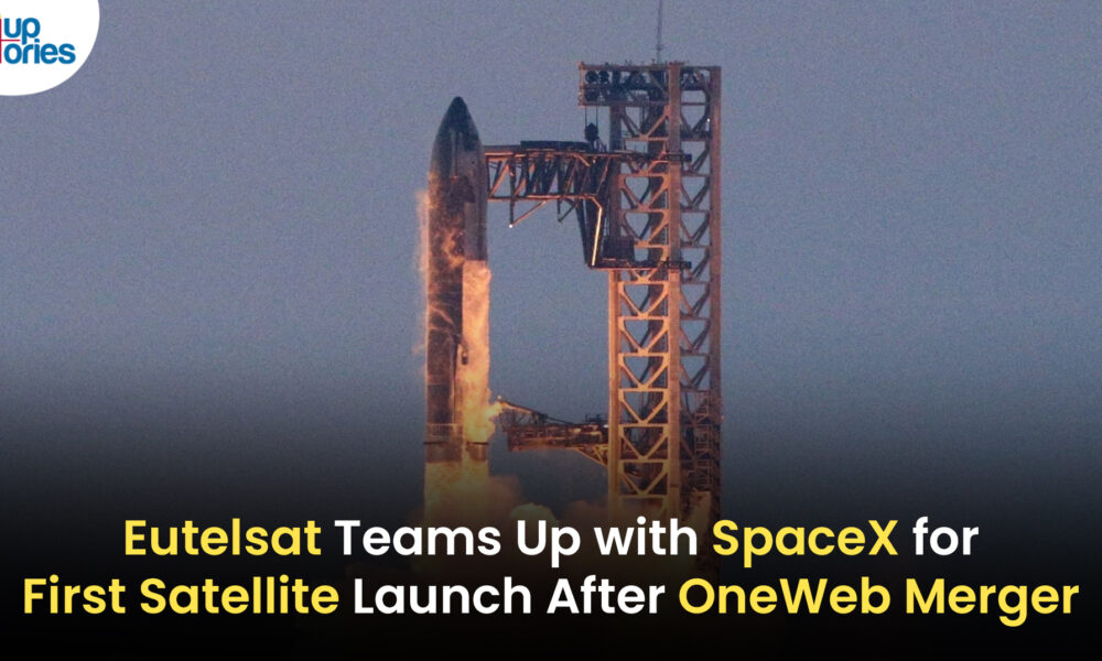 Eutelsat Launches First Satellites with SpaceX Following Merger with OneWeb!,Startup Stories,Startup Stories India,Latest Technology News and Updates,2024 Technology News,Tech News,Eutelsat uses SpaceX rocket,Eutelsat launches first satellite,Eutelsat uses SpaceX rocket to launch first satellite,Eutelsat,SpaceX launch,OneWeb merger,satellite communications,satellite launch news,Eutelsat satellites,SpaceX mission,broadband internet,global connectivity,telecommunications industry,satellite technology,Eutelsat OneWeb,launch partnership,future of satellite internet,SpaceX