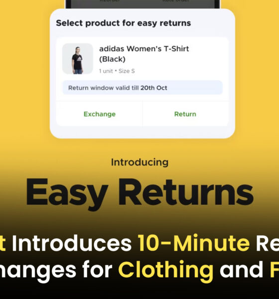 Blinkit Launches 10-Minute Returns and Exchanges for Clothing and Footwear!,Startup Stories India,Latest Technology News and Updates,2024 Technology News,Tech News,Blinkit returns policy,10-minute returns Blinkit,Blinkit clothing exchange,fast returns service,Blinkit footwear returns,online shopping convenience,instant returns India,Blinkit shopping experience,e-commerce return policies,quick exchanges for fashion,Blinkit rolls out 10-min return service for clothes,Blinkit introduces 10 minute return and exchange feature,Blinkit introduces 10 minutes return,CEO Albinder Dhindsa,Blinkit CEO Albinder Dhindsa,Blinkit,Blinkit New Update,Blinkit Launces Return And Exchange