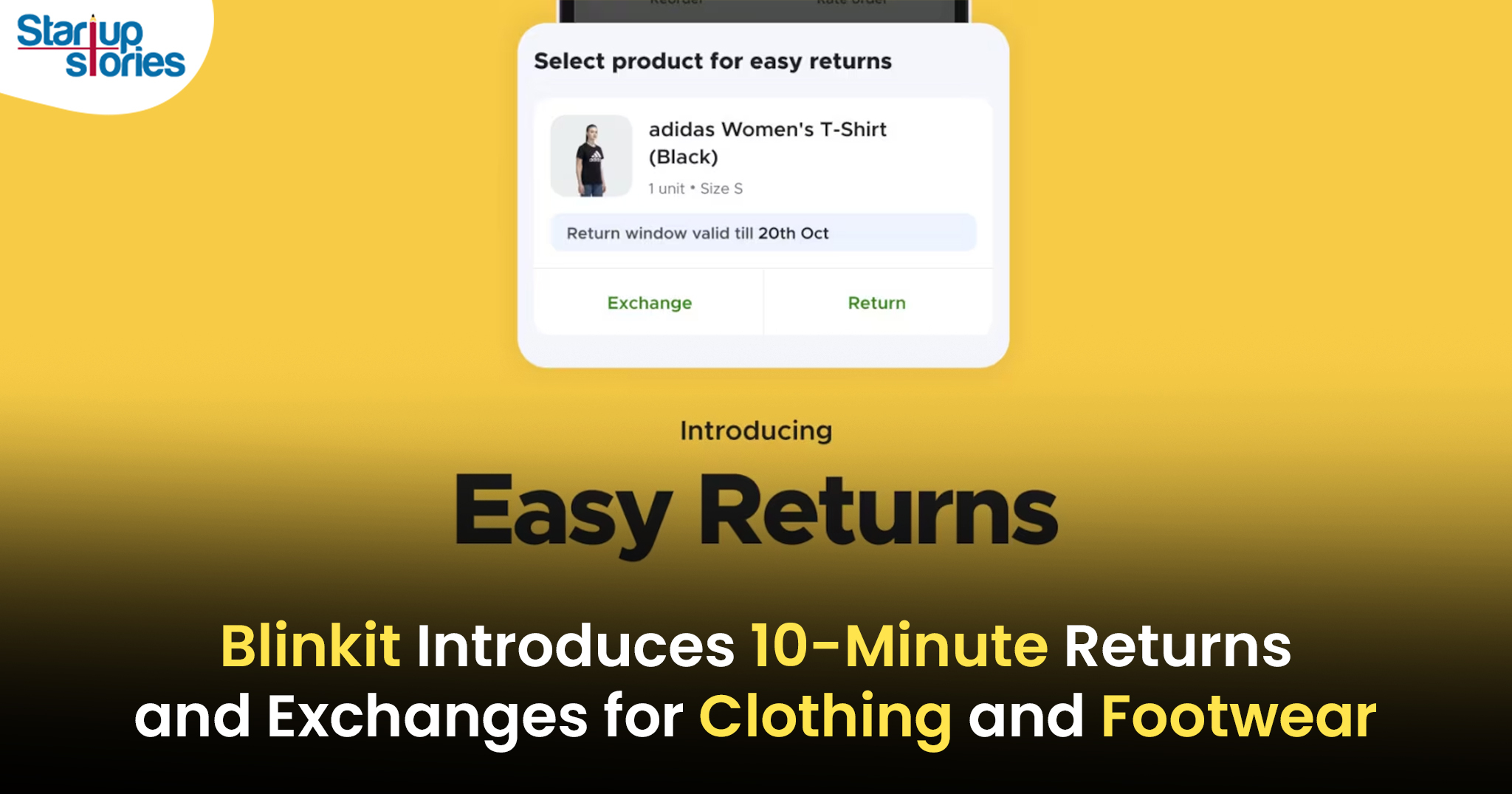 Blinkit Launches 10-Minute Returns and Exchanges for Clothing and Footwear!,Startup Stories India,Latest Technology News and Updates,2024 Technology News,Tech News,Blinkit returns policy,10-minute returns Blinkit,Blinkit clothing exchange,fast returns service,Blinkit footwear returns,online shopping convenience,instant returns India,Blinkit shopping experience,e-commerce return policies,quick exchanges for fashion,Blinkit rolls out 10-min return service for clothes,Blinkit introduces 10 minute return and exchange feature,Blinkit introduces 10 minutes return,CEO Albinder Dhindsa,Blinkit CEO Albinder Dhindsa,Blinkit,Blinkit New Update,Blinkit Launces Return And Exchange