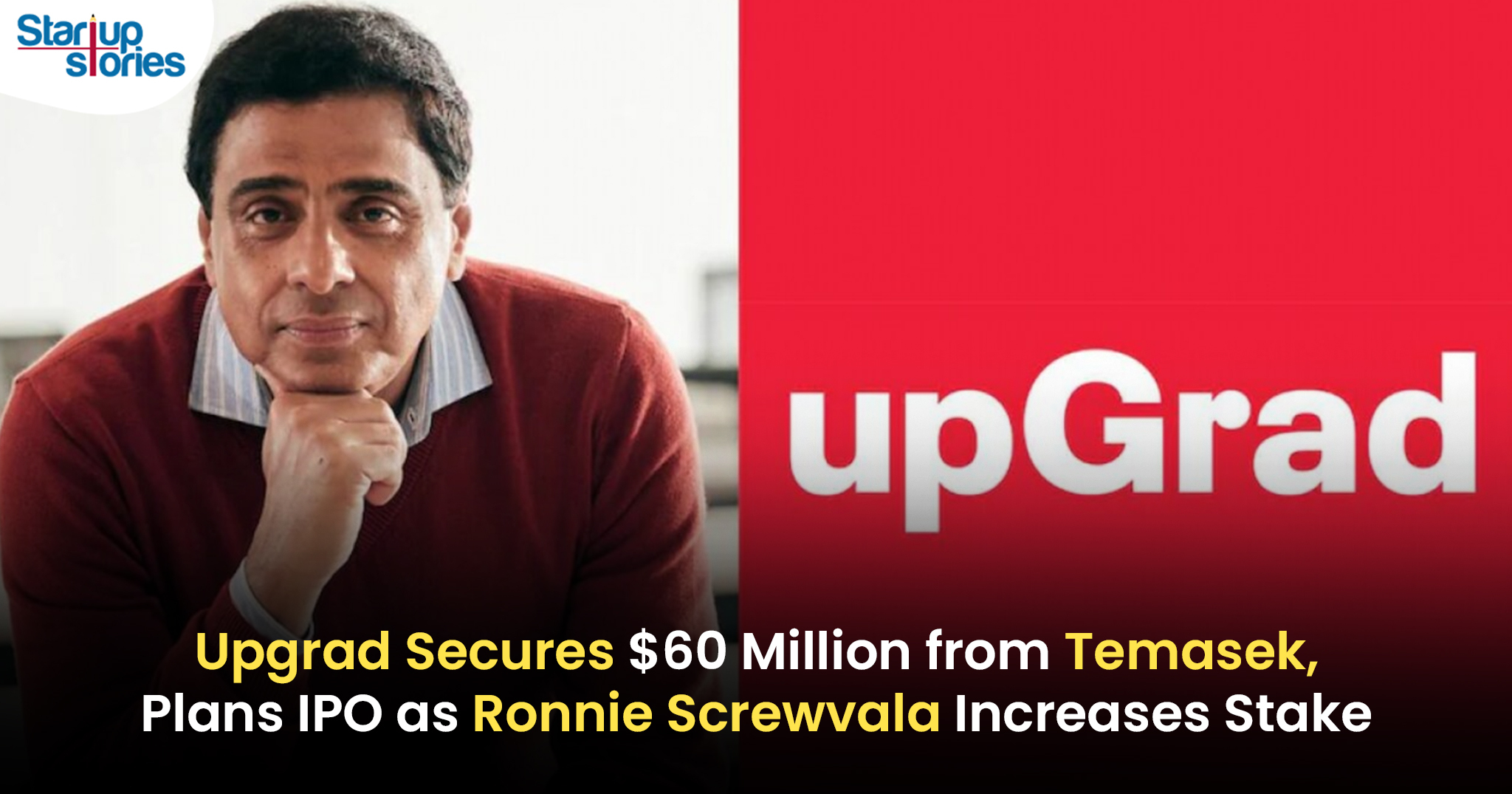 Upgrad Raises $60 Million from Temasek at a $2.25 Billion Valuation!,Startup Stories,Startup Stories India,Latest Technology News and Updates,2024 Technology News,Tech News,Upgrad,funding news,Temasek investment,startup valuation,education technology,EdTech funding,Series funding,online learning,investment round,valuation of Upgrad,venture capital,growth funding,tech startups,digital education,Upgrad Updates,Upgrad Latest News