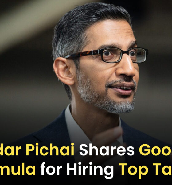 Sundar Pichai Reveals What It Takes to Get Hired at Google!,2024 Technology News,Latest Technology News and Updates,startup stories,startup stories india,Tech News,Google hiring process,Sundar Pichai interview tips,how to get hired at Google,Google recruitment strategies,tech industry careers,job application tips,Google interview questions,skills needed for Google jobs,Google employee qualities,career development in tech,preparing for Google interviews,insights from Sundar Pichai,Google Interview Process,Google,Sundar Pichai,Sundar Pichai Shares Google Formula,Google CEO Sundar Pichai