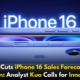 Apple Lowers iPhone 16 Sales Forecast by 10 Million: Analyst Kuo Says Hardware Innovation Is Key to Future Growth!,Startup Stories,Startup Stories India,Latest Technology News and Updates,2024 Technology News,Tech News,startup news,iPhone 16 sales forecast,Apple sales prediction 2024,analyst Kuo iPhone forecast,hardware innovation Apple,iPhone 16 market performance,Apple iPhone sales decline,future growth of Apple,iPhone sales analysis,impact of hardware innovation,Apple financial outlook 2024,smartphone market trends,iPhone sales projections,Kuo's predictions on Apple,Apple product innovation strategy,iPhone 16 consumer demand,Ming-Chi Kuo,Impact on Overall iPhone Production,Apple,Apple Phones,iPhones,iphone 16,iphone 16 Sales,iphone 16 Performance