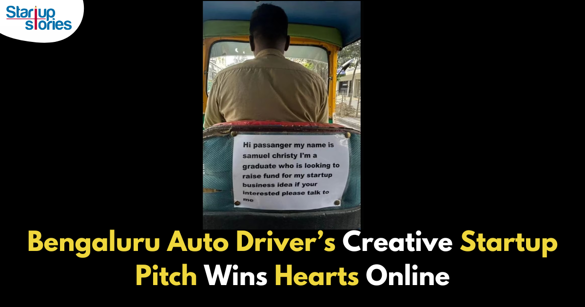 Bengaluru Auto Driver's Unique Startup Pitch Goes Viral, Inspires Social Media