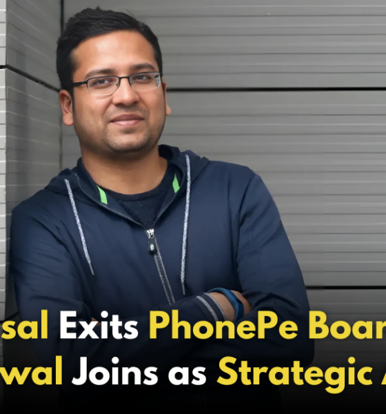 Binny Bansal Steps Down from PhonePe Board; Manish Sabharwal Joins as Independent Director!