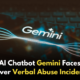 Google’s AI Chatbot Gemini Under Fire for Verbal Abuse Incident