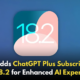 Apple Introduces ChatGPT Plus Subscription Option in iOS 18.2 Beta!