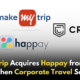 MakeMyTrip Acquires Happay from CRED, Strengthens Leadership in Corporate Travel Solutions!