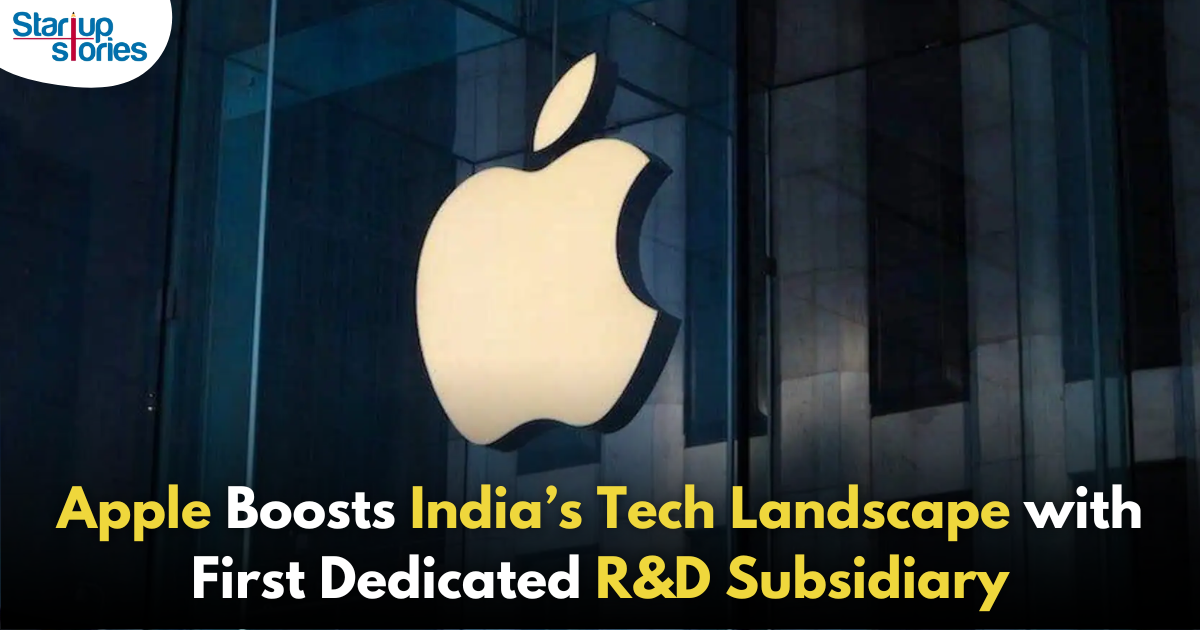 Apple Inc. Establishes First R&D Subsidiary in India!