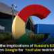 Russia Imposes Astronomical $2.5 Decillion Fine on Google Over YouTube Restrictions: A New Era of Digital Regulation!,Startup Stories,Startup Stories India,Inspirational Stories 2024,Latest Technology News and Updates,2024 Technology News,Tech News,startup news,Russia Google fine,YouTube restrictions Russia,$2.5 decillion fine,digital regulation Russia,Google censorship,YouTube content policies,Russia tech regulations,Google Russia news,fines on tech companies,digital rights Russia,online platform regulations,international tech law,YouTube legal challenges,Google compliance issues,social media regulations Russia,Russia fines Google,Russia fines Google Over YouTube restrictions,Russia,YouTube Restrictions,YouTube,Google