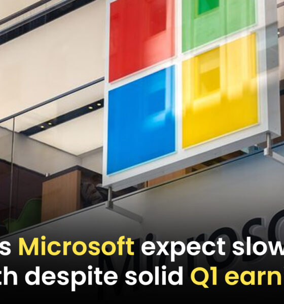 Microsoft Anticipates Slower Cloud Growth Despite Strong Q1 Earnings!,Startup Stories,Startup Stories India,Inspirational Stories 2024,Latest Technology News and Updates,2024 Technology News,Tech News,startup news,Microsoft Q1 earnings,Cloud growth forecast,Microsoft cloud services,Azure performance,Slower cloud growth,Microsoft financial results,Earnings report analysis,Tech industry trends,Microsoft stock performance,Cloud market challenges,Q1 financial highlights,Microsoft revenue growth,Investor outlook Microsoft,Competitive cloud landscape,Microsoft business strategy,Microsoft earnings,Microsoft,CEO Satya Nadella,Microsoft CEO Satya Nadella,Microsoft,Microsoft CEO,CFO Amy Hood,Microsoft CFO Amy Hood