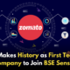 Zomato Joins BSE Sensex, Becomes First New-Age Company to Enter Benchmark Index!