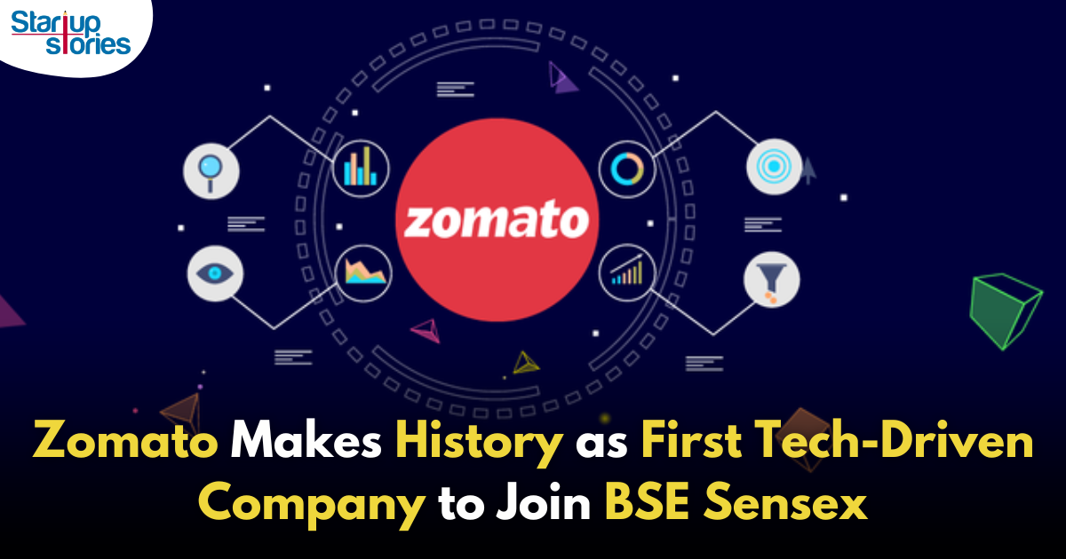 Zomato Joins BSE Sensex, Becomes First New-Age Company to Enter Benchmark Index!