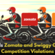 Zomato and Swiggy Found in Violation of Competition Laws by India’s CCI