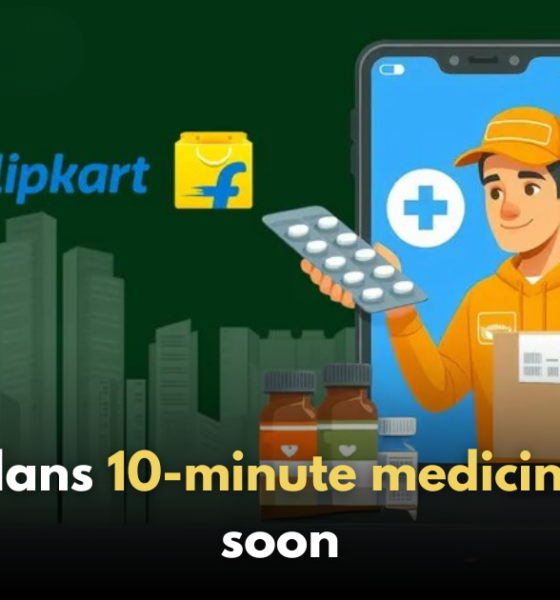 Flipkart to Revolutionize Medicine Delivery with 10-Minute Service!