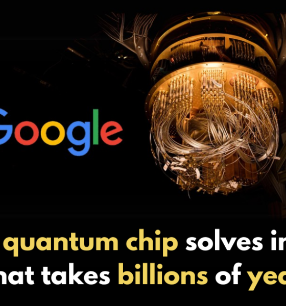 Google's quantum chip cracks tasks in minutes, impossible for classical computers in billions of years