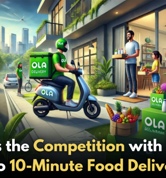 Ola Dashes into 10-Minute Food Delivery