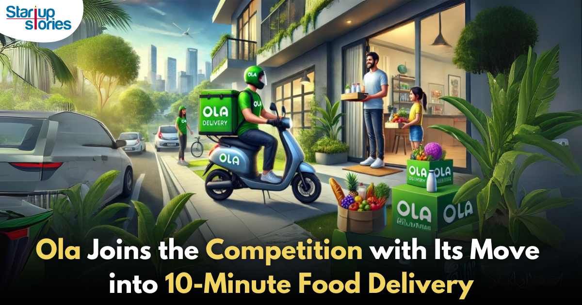 Ola Dashes into 10-Minute Food Delivery