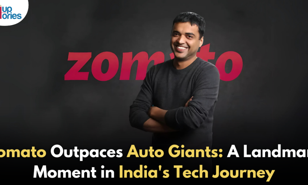 Zomato Surpasses Auto Giants: A Milestone in India's Tech Story