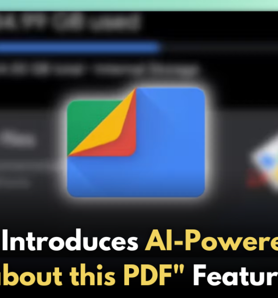 Google Brings AI to PDFs with "Ask about this PDF" Feature