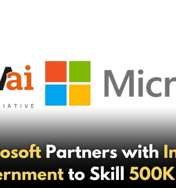 Microsoft Partners with Indian Government to Skill 500,000 in AI