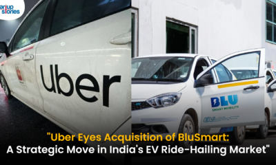 Uber in Talks to Acquire EV Ride-Hailing Startup BluSmart