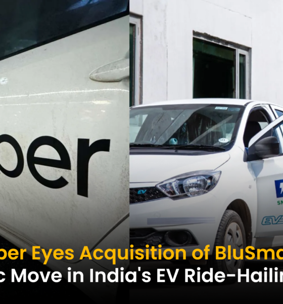 Uber in Talks to Acquire EV Ride-Hailing Startup BluSmart
