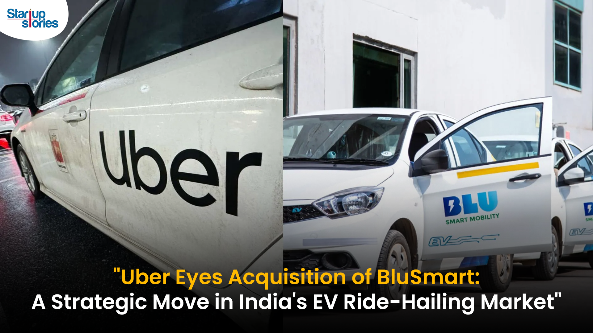 Uber in Talks to Acquire EV Ride-Hailing Startup BluSmart